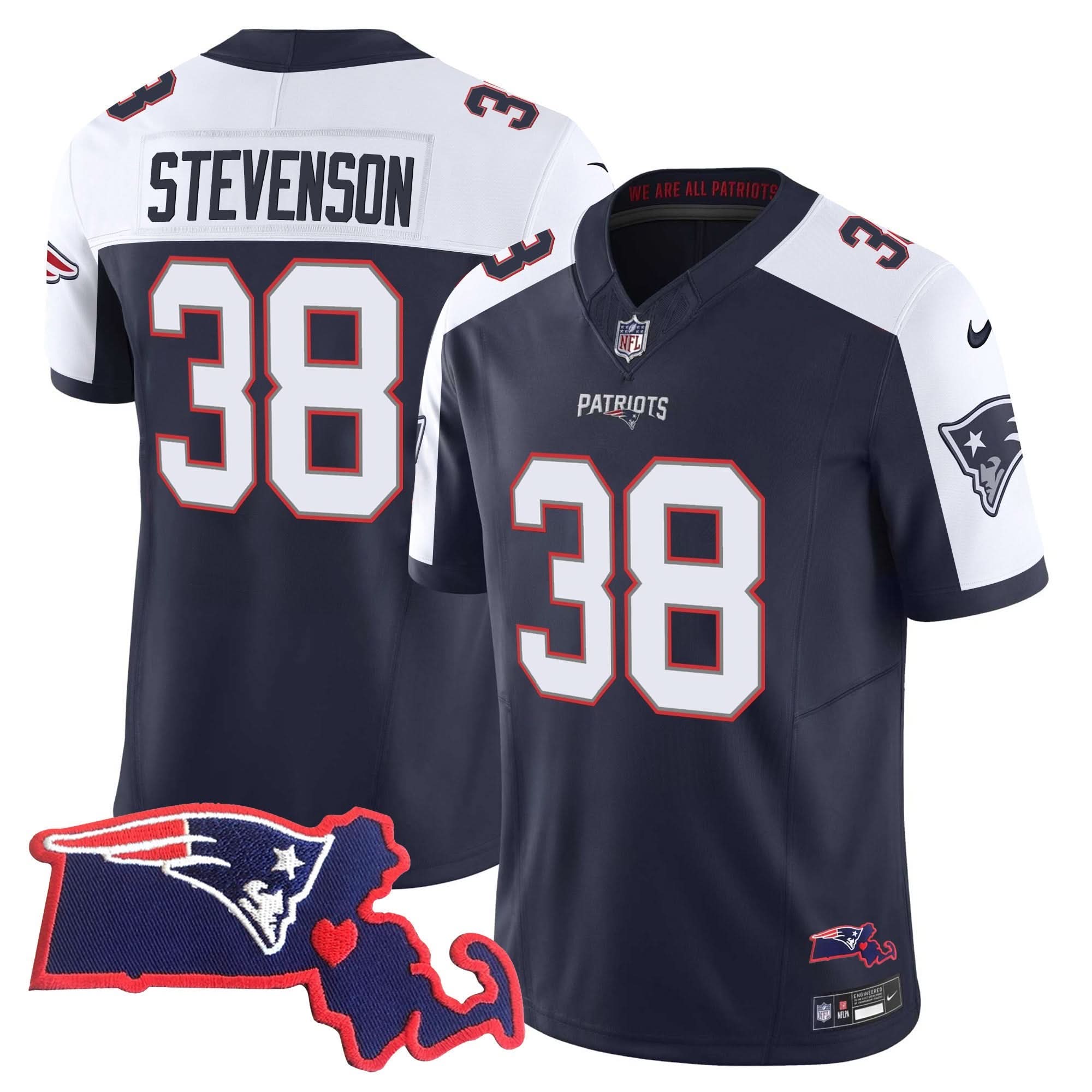 NE Massachusetts Patch Vapor Jersey