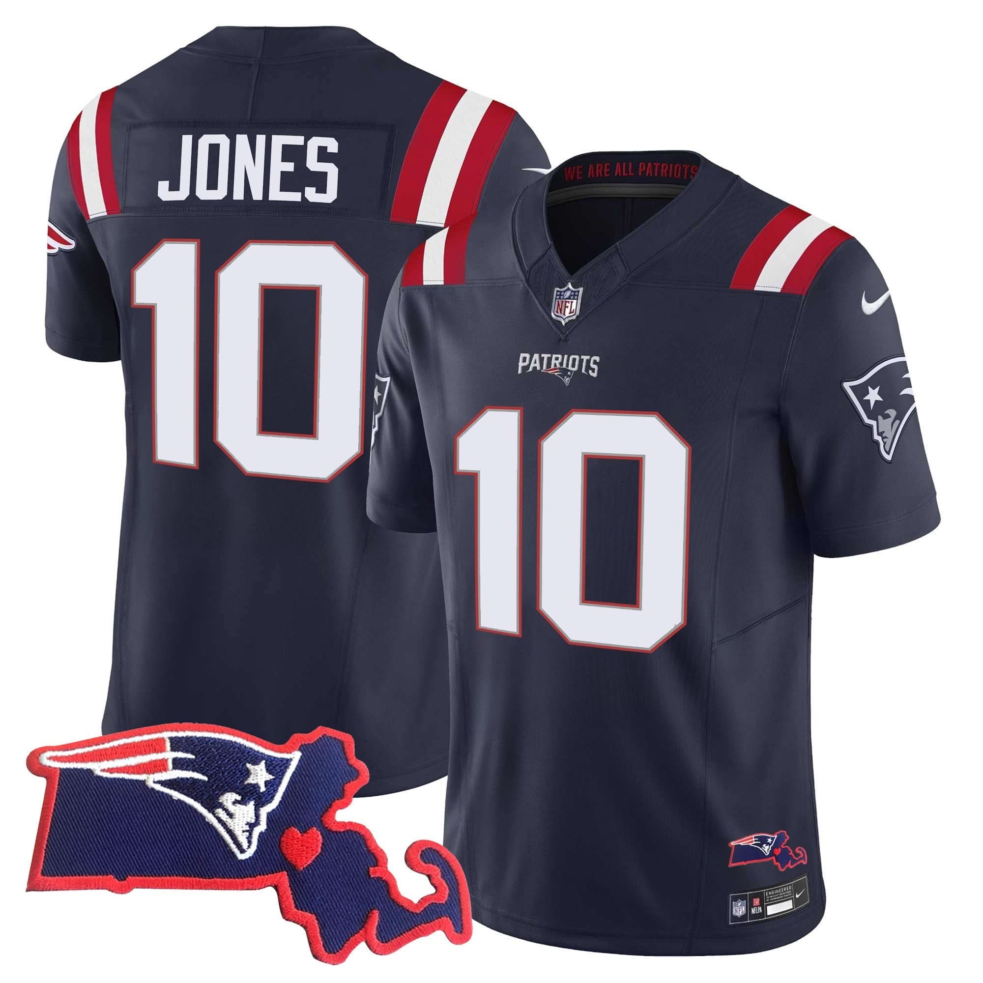 NE Massachusetts Patch Vapor Jersey