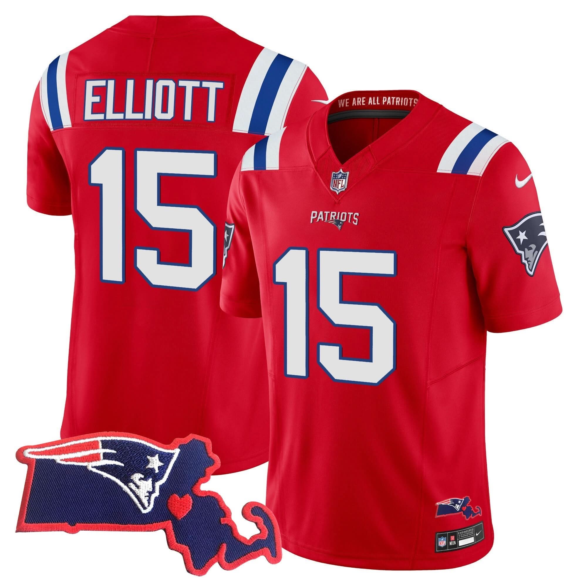 NE Massachusetts Patch Vapor Jersey