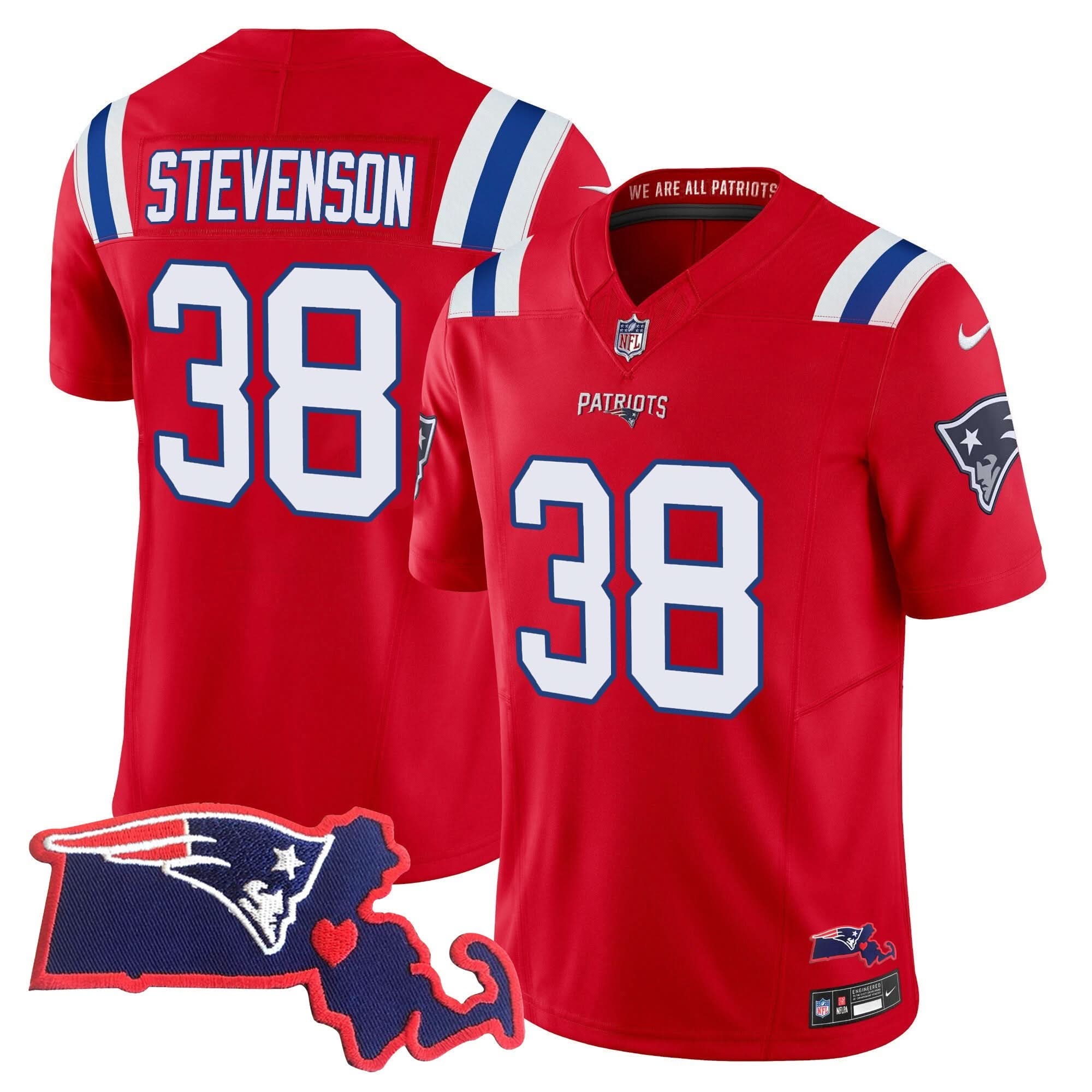 NE Massachusetts Patch Vapor Jersey