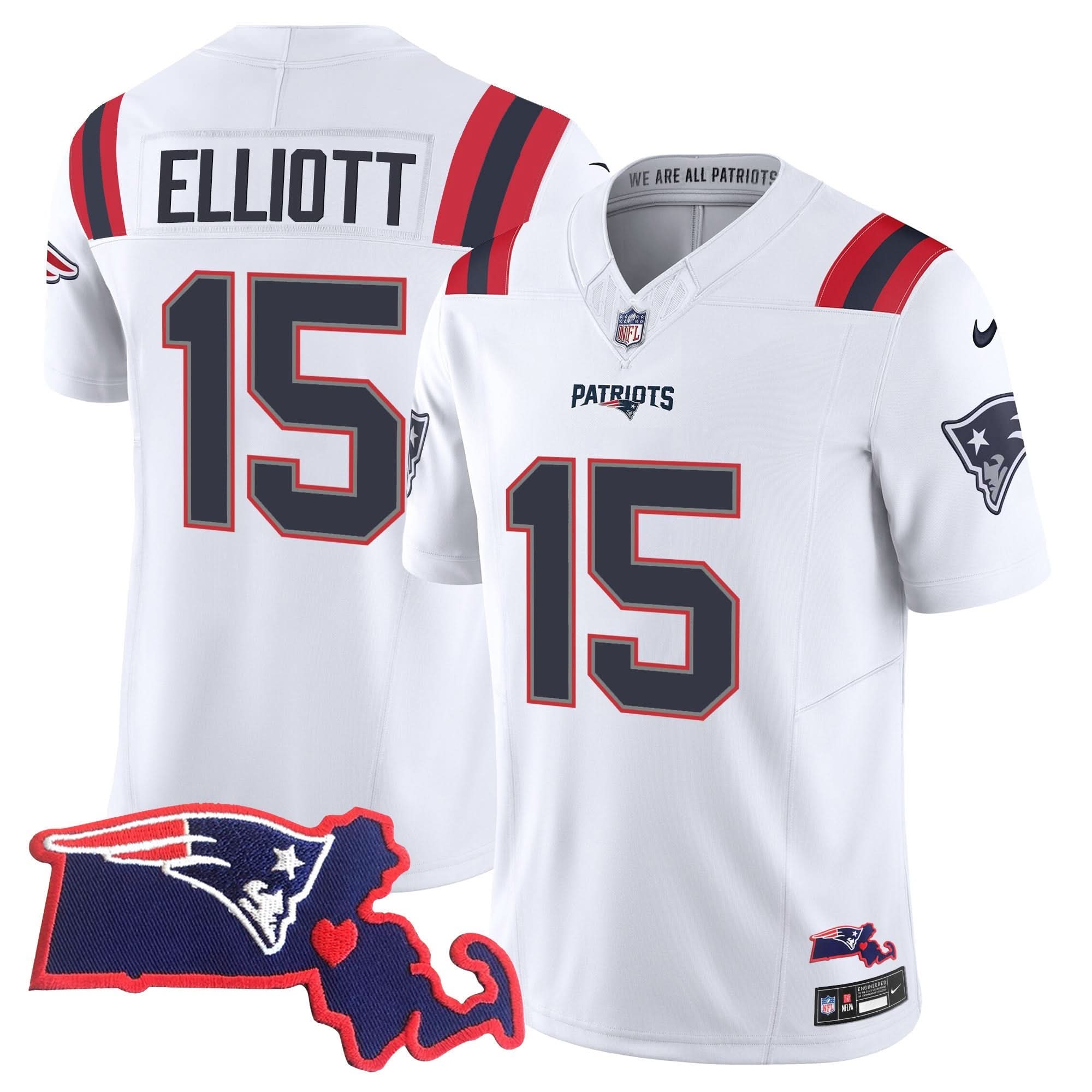 NE Massachusetts Patch Vapor Jersey