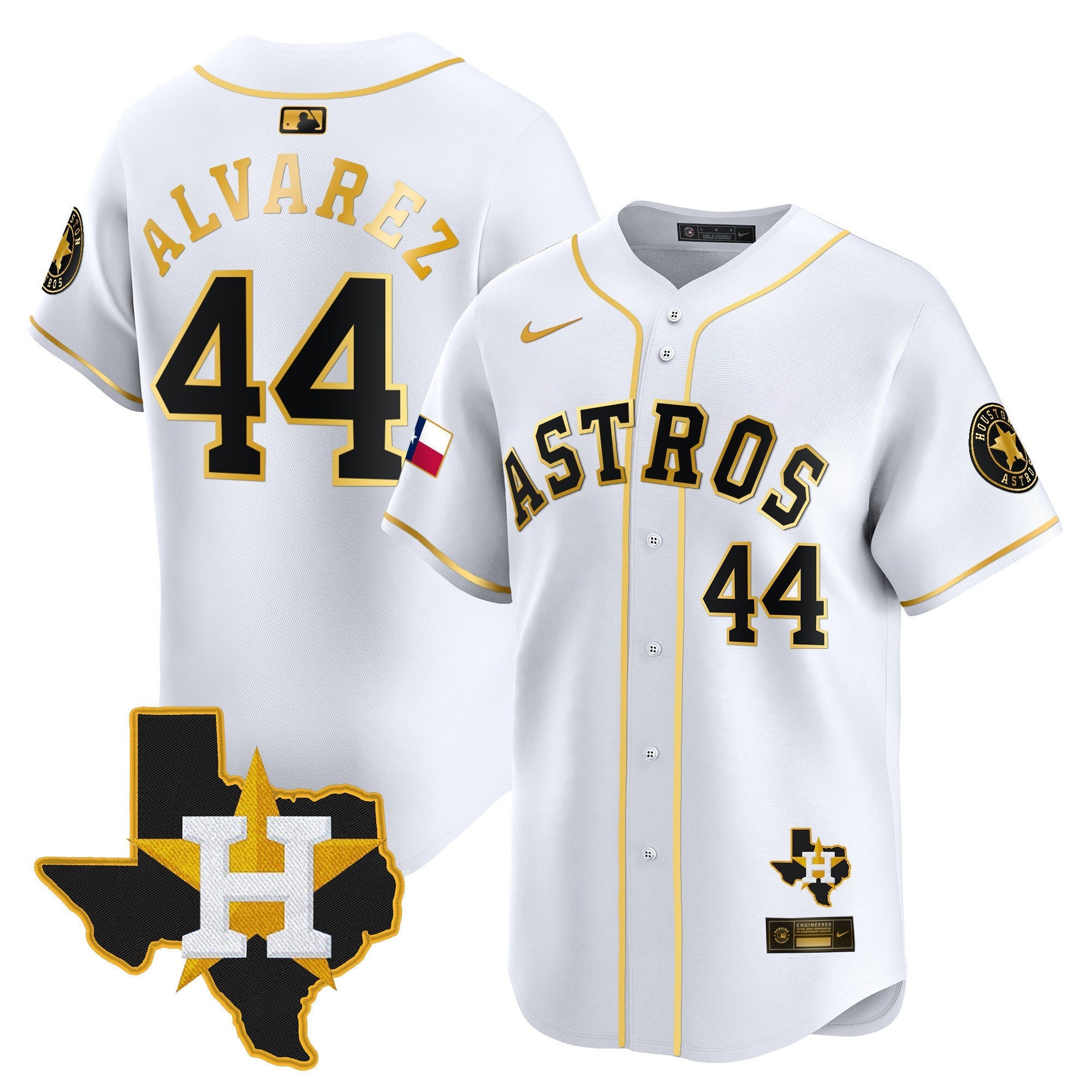 HAS Texas Patch Vapor Premier Limited Jersey - All Stitched
