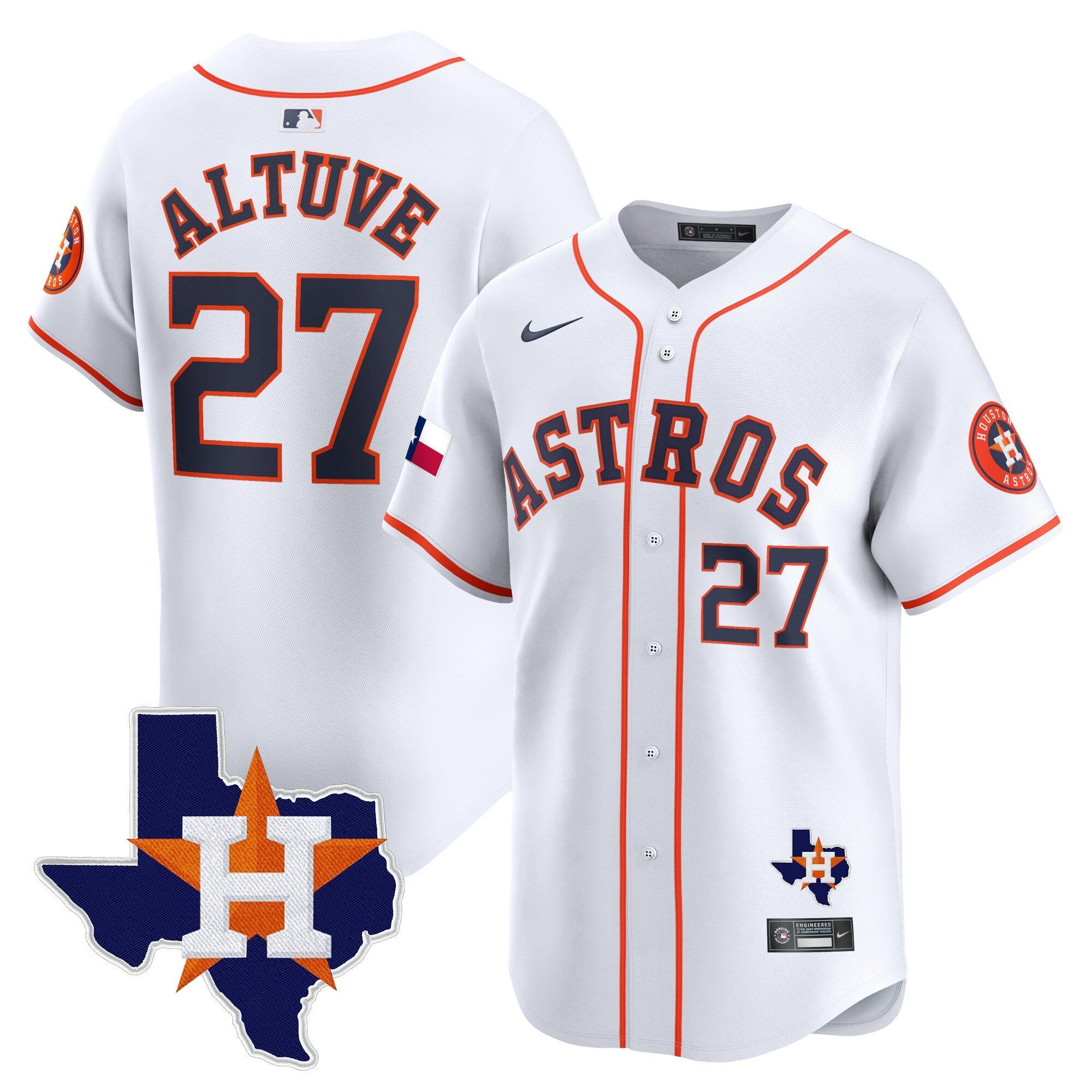 HAS Texas Patch Vapor Premier Limited Jersey - All Stitched