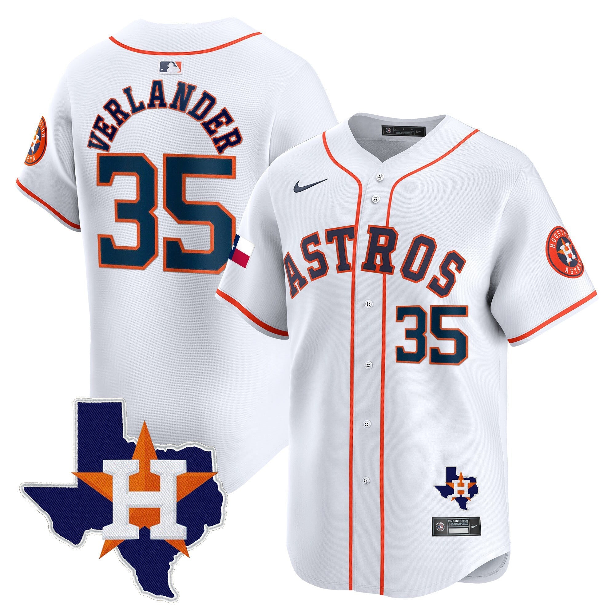 HAS Texas Patch Vapor Premier Limited Jersey - All Stitched