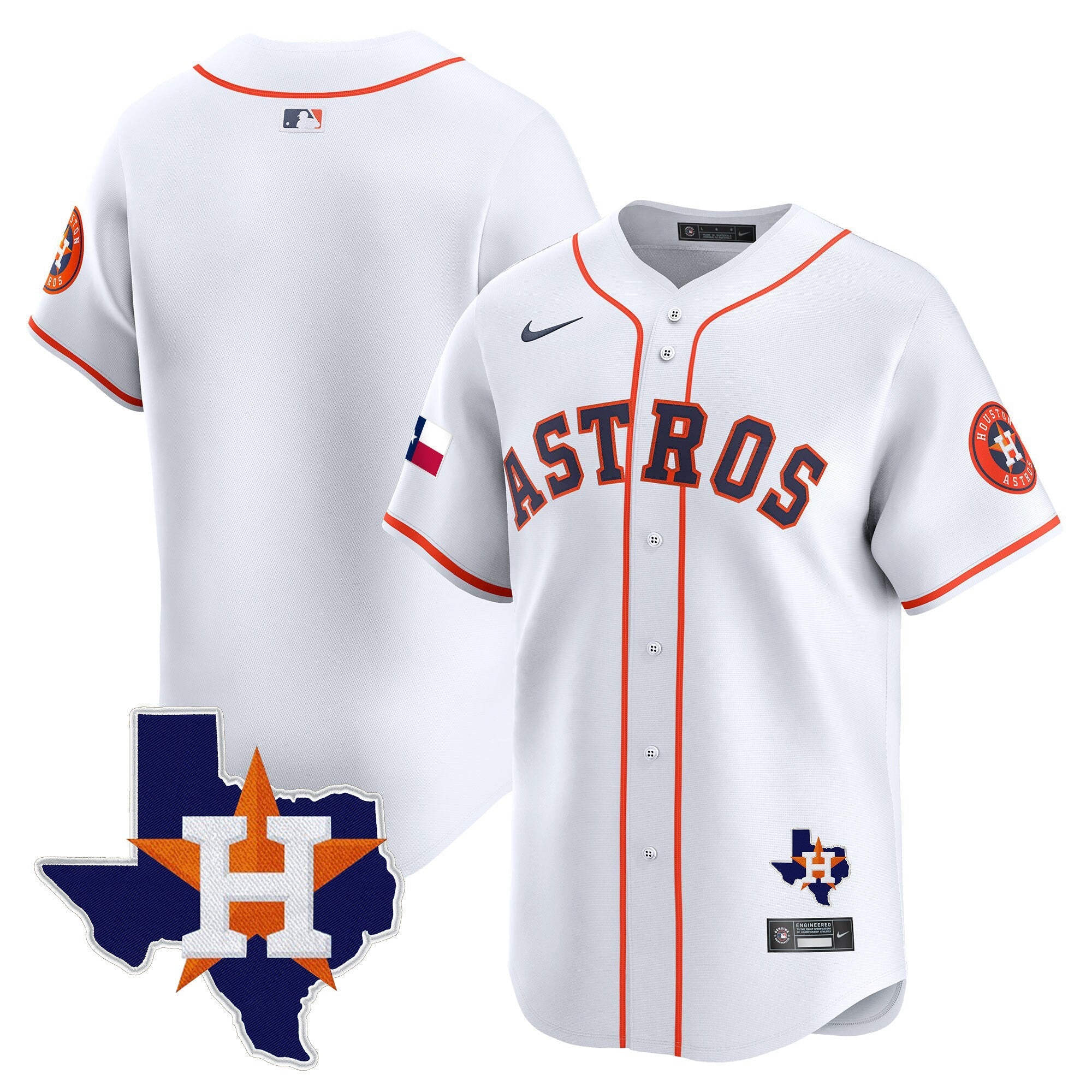 HAS Texas Patch Vapor Premier Limited Jersey - All Stitched