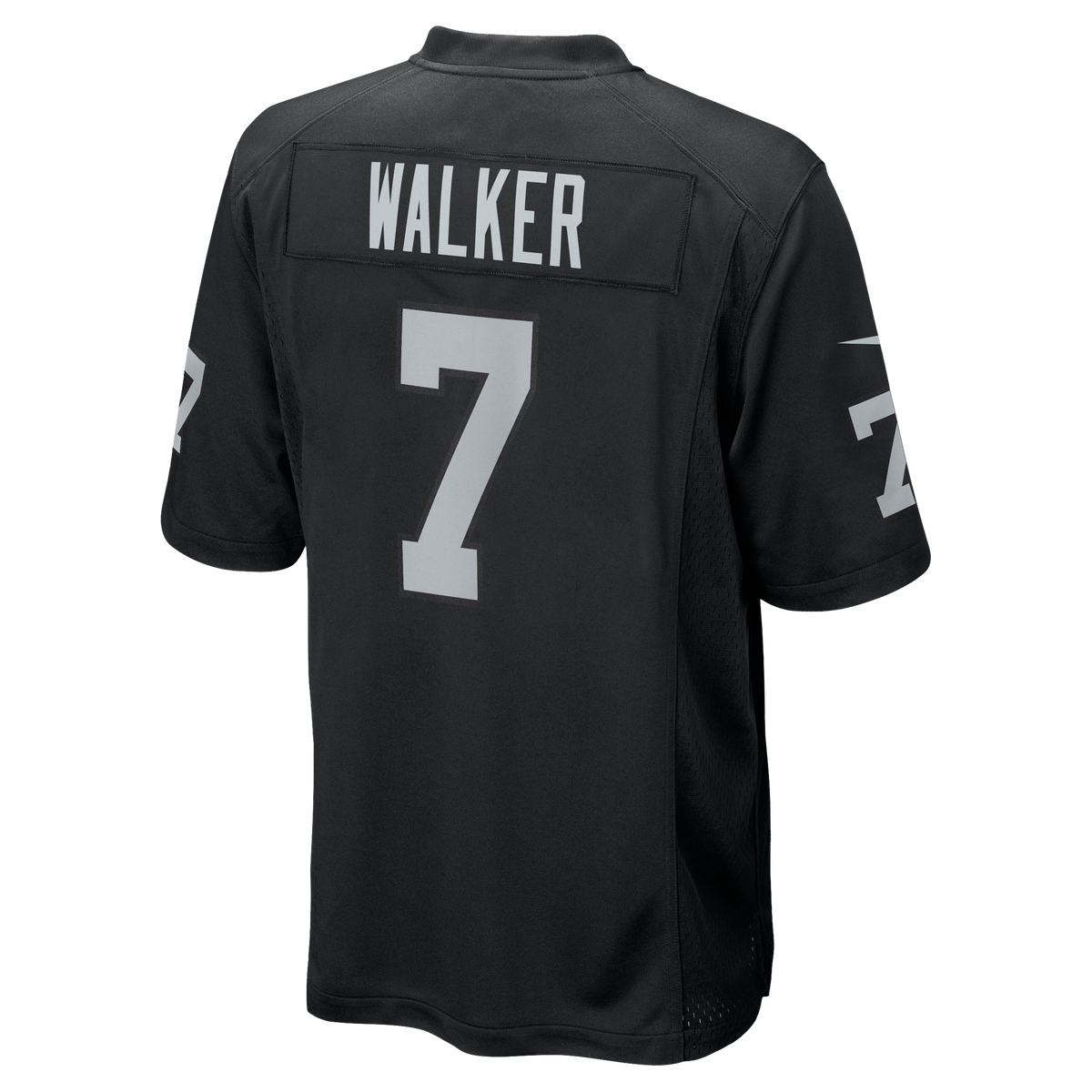 Men's Las Vegas Raiders Quay Walker Nike Black Team Game Jersey