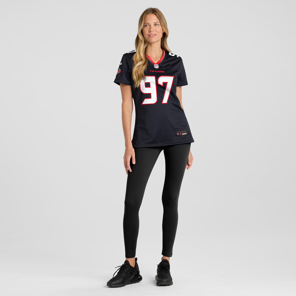 Women's Houston Texans Dominique Robinson Nike Navy Team Game Jersey