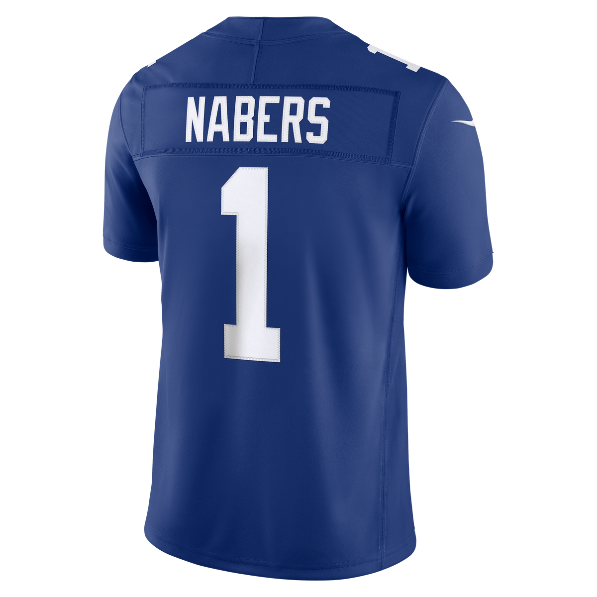 Men's New York Giants Malik Nabers Nike Royal Team Vapor Fuse Stitched Limited Jersey