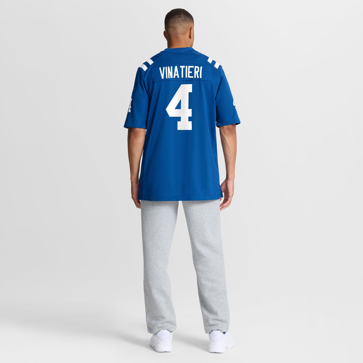 Men's Indianapolis Colts Adam Vinatieri Nike Royal Team Retired Game Jersey