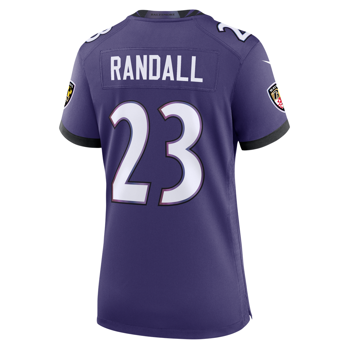 Women's Baltimore Ravens Adam Randall Nike Purple Team Game Jersey