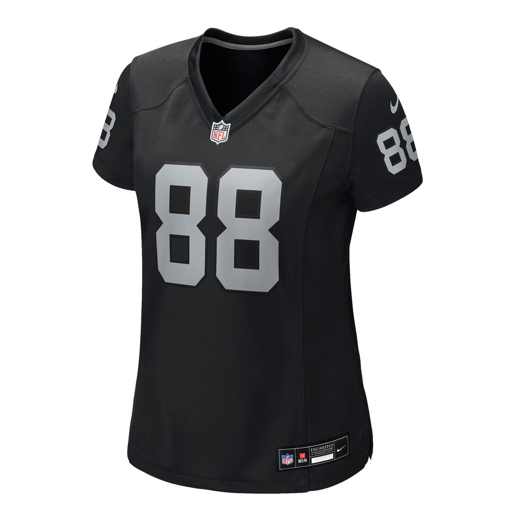 Women's Las Vegas Raiders Justin Shorter Nike Black Team Game Jersey