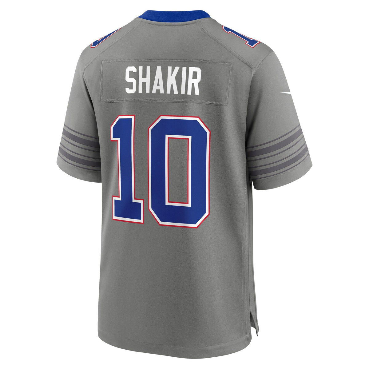 Men's Buffalo Bills Khalil Shakir Nike Gray Nickel City Game Jersey