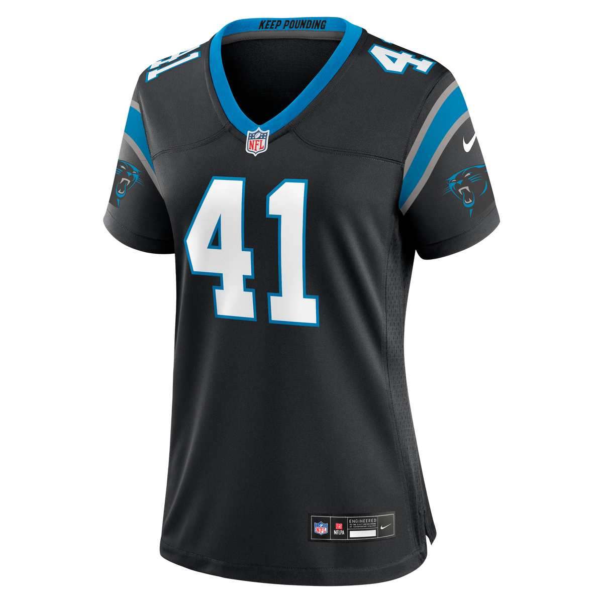 Women's Carolina Panthers Jacoby Windmon Nike Black Team Game Jersey