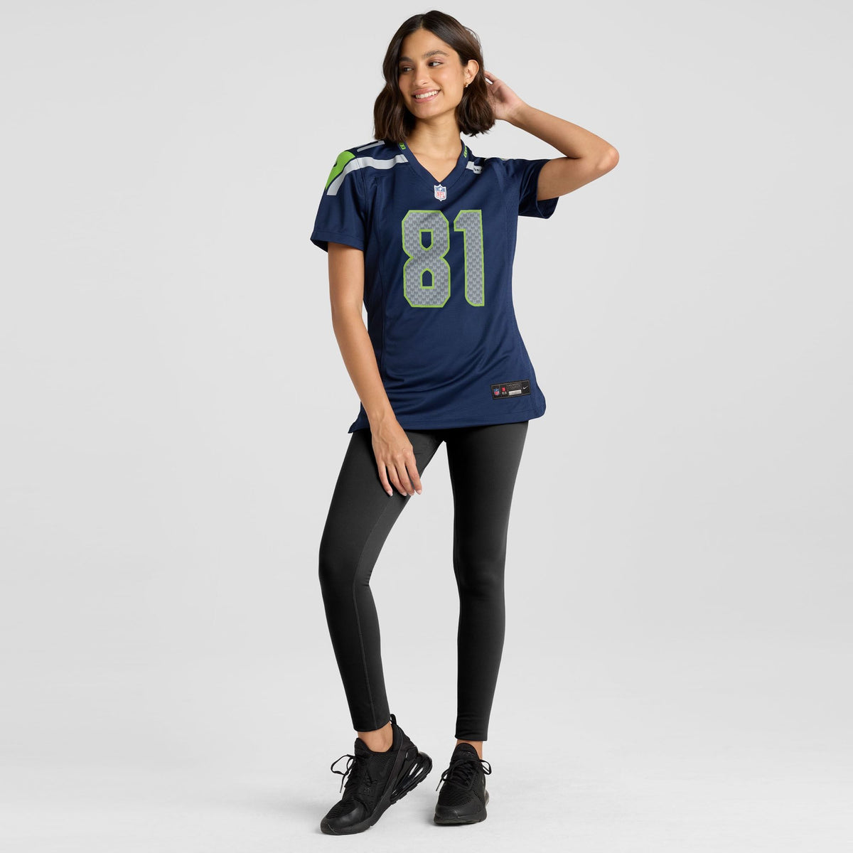 Women's Seattle Seahawks Eric Saubert Nike College Navy Team Game Jersey
