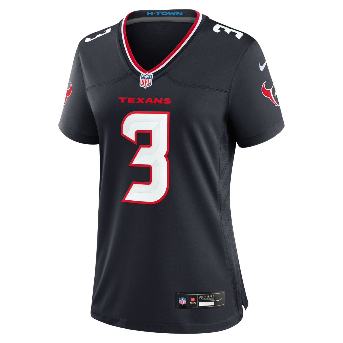 Women's Houston Texans Kamari Lassiter Nike Navy Team Game Jersey