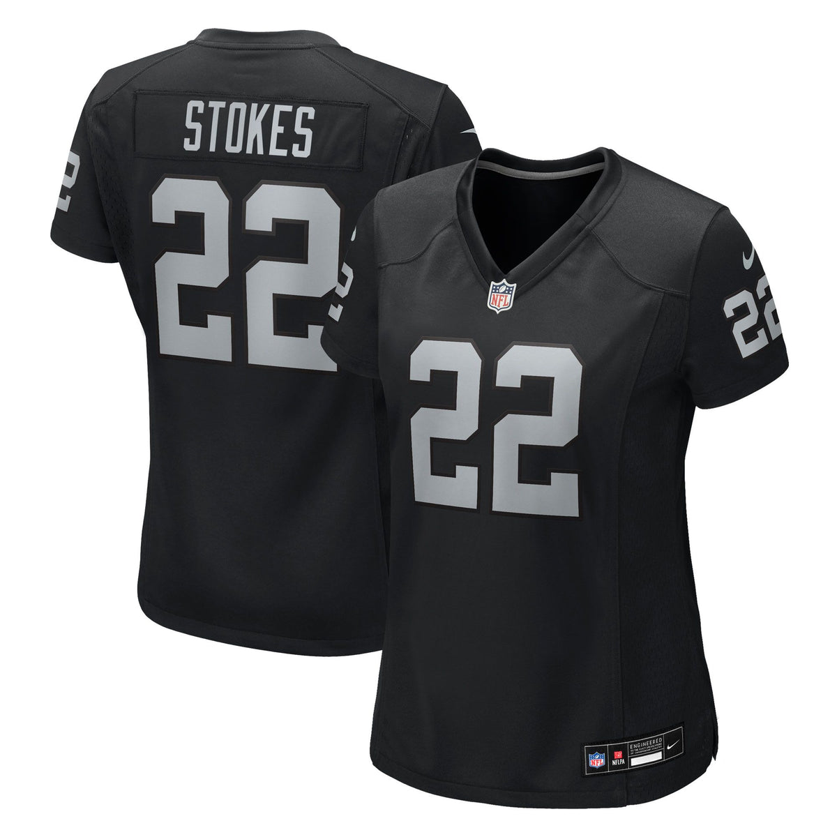 Women's Las Vegas Raiders Eric Stokes Nike Black Team Game Jersey