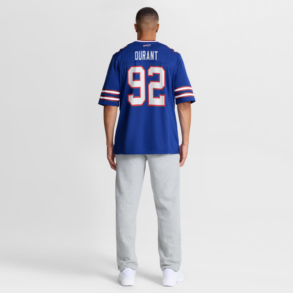 Men's Buffalo Bills Zane Durant Nike Royal Team Game Jersey