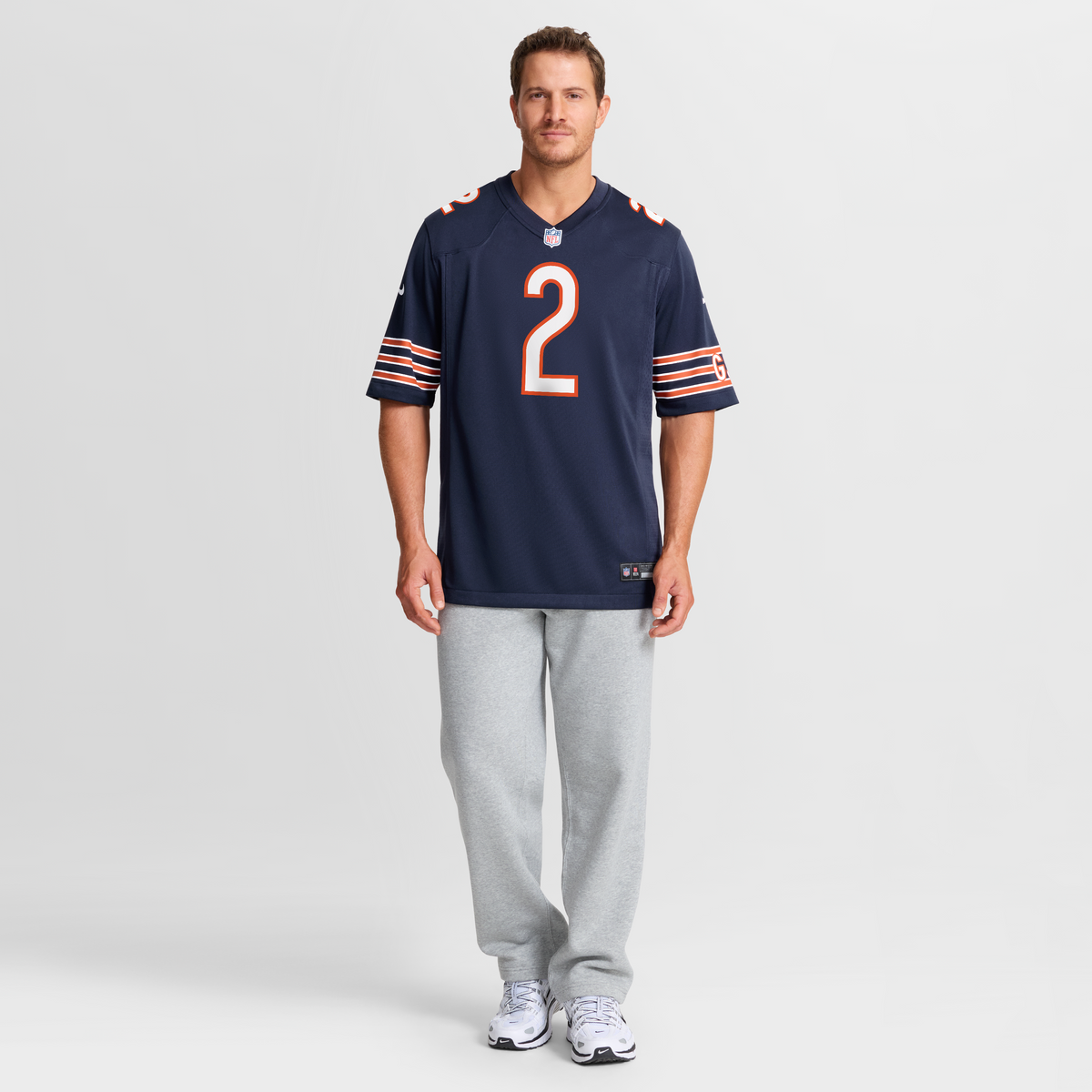 Men's Chicago Bears Coby Bryant Nike Navy Team Game Jersey