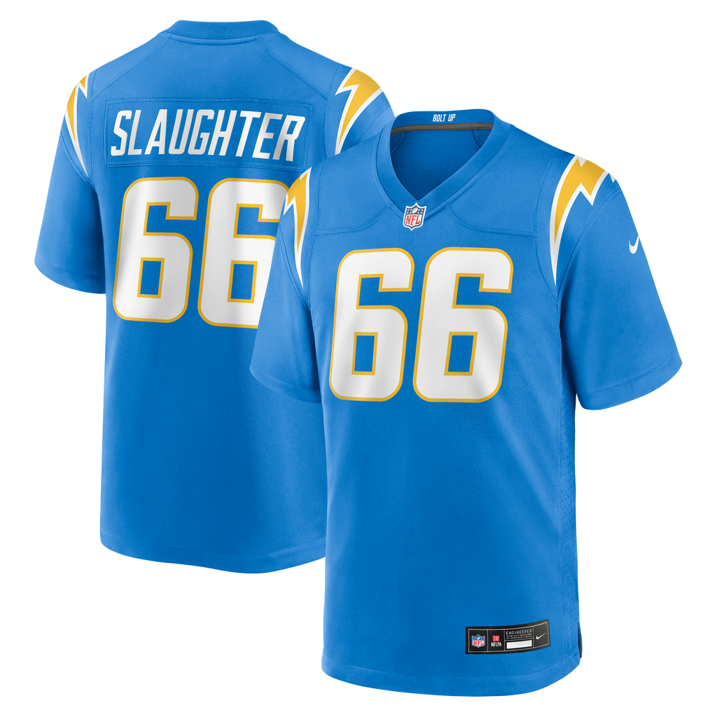 Men's Los Angeles Chargers Jake Slaughter Nike Powder Blue Team Game Jersey