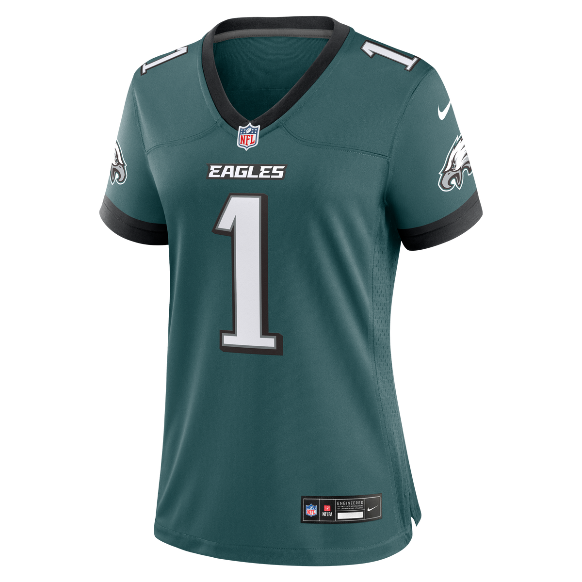 Women's Philadelphia Eagles Jalen Hurts Nike Midnight Green Team Game Jersey