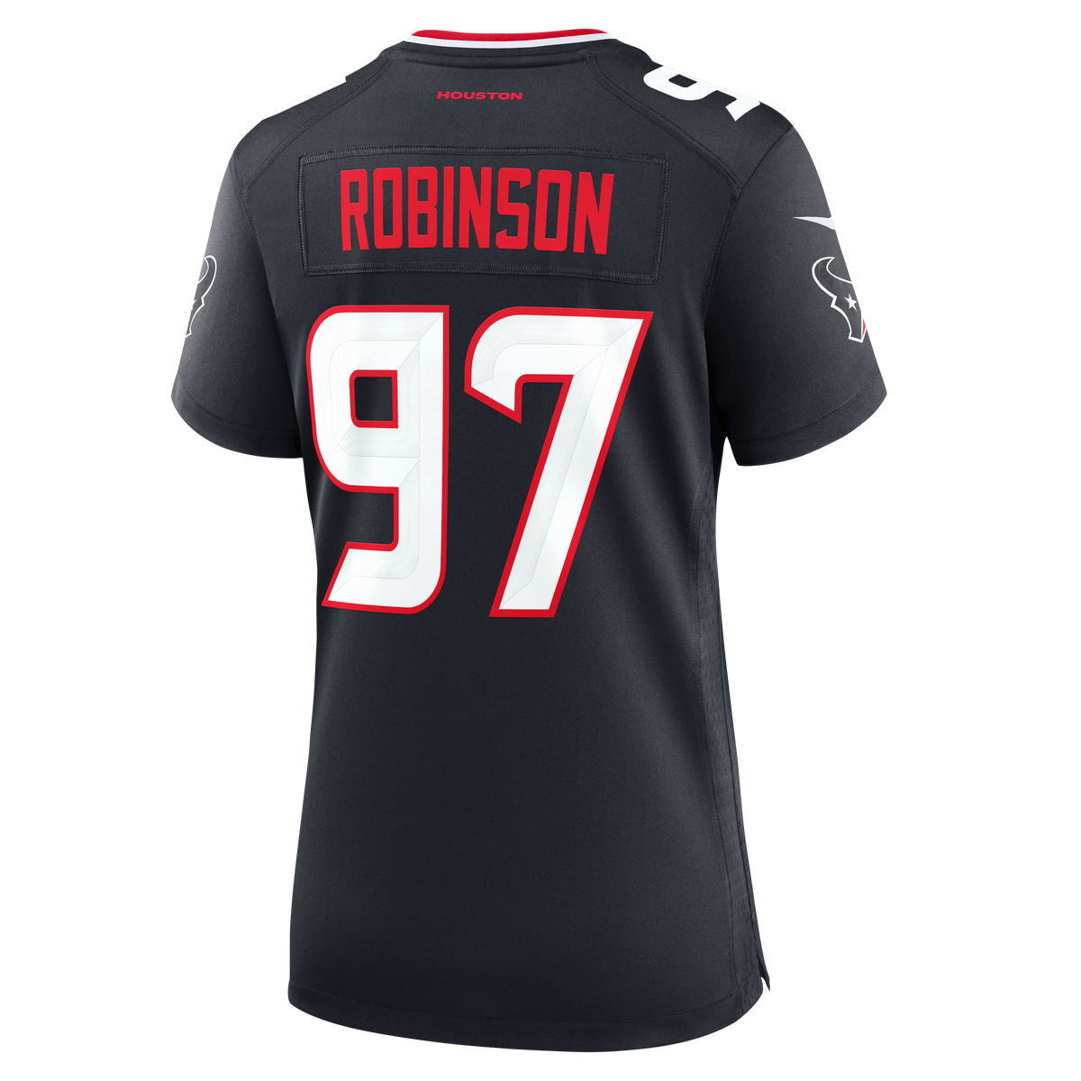 Women's Houston Texans Dominique Robinson Nike Navy Team Game Jersey