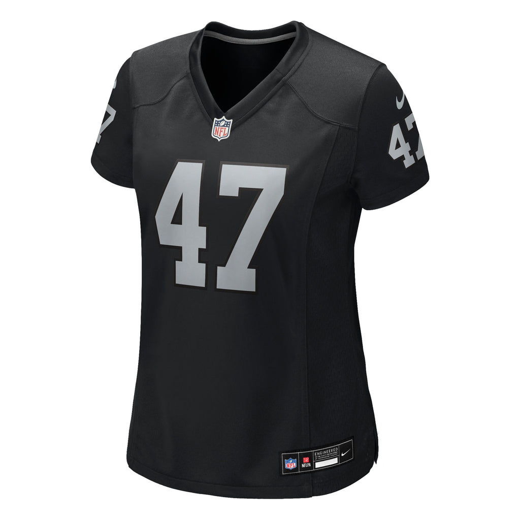 Women's Las Vegas Raiders Alex Ward Nike Black Team Game Jersey