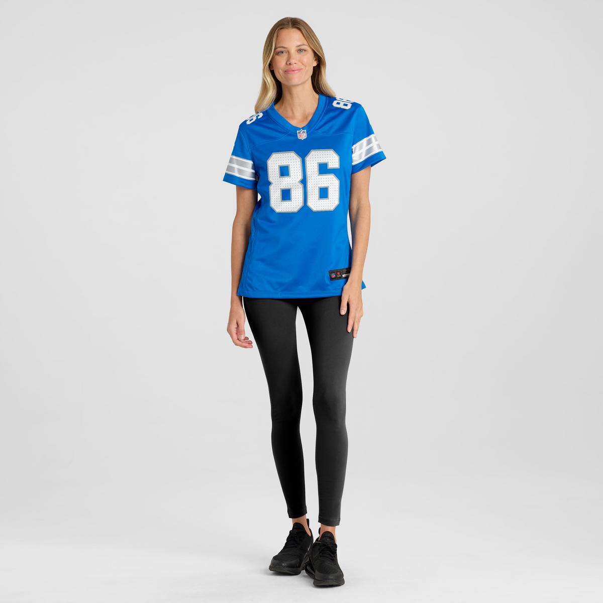 Women's Detroit Lions Anthony Firkser Nike Blue Team Game Jersey