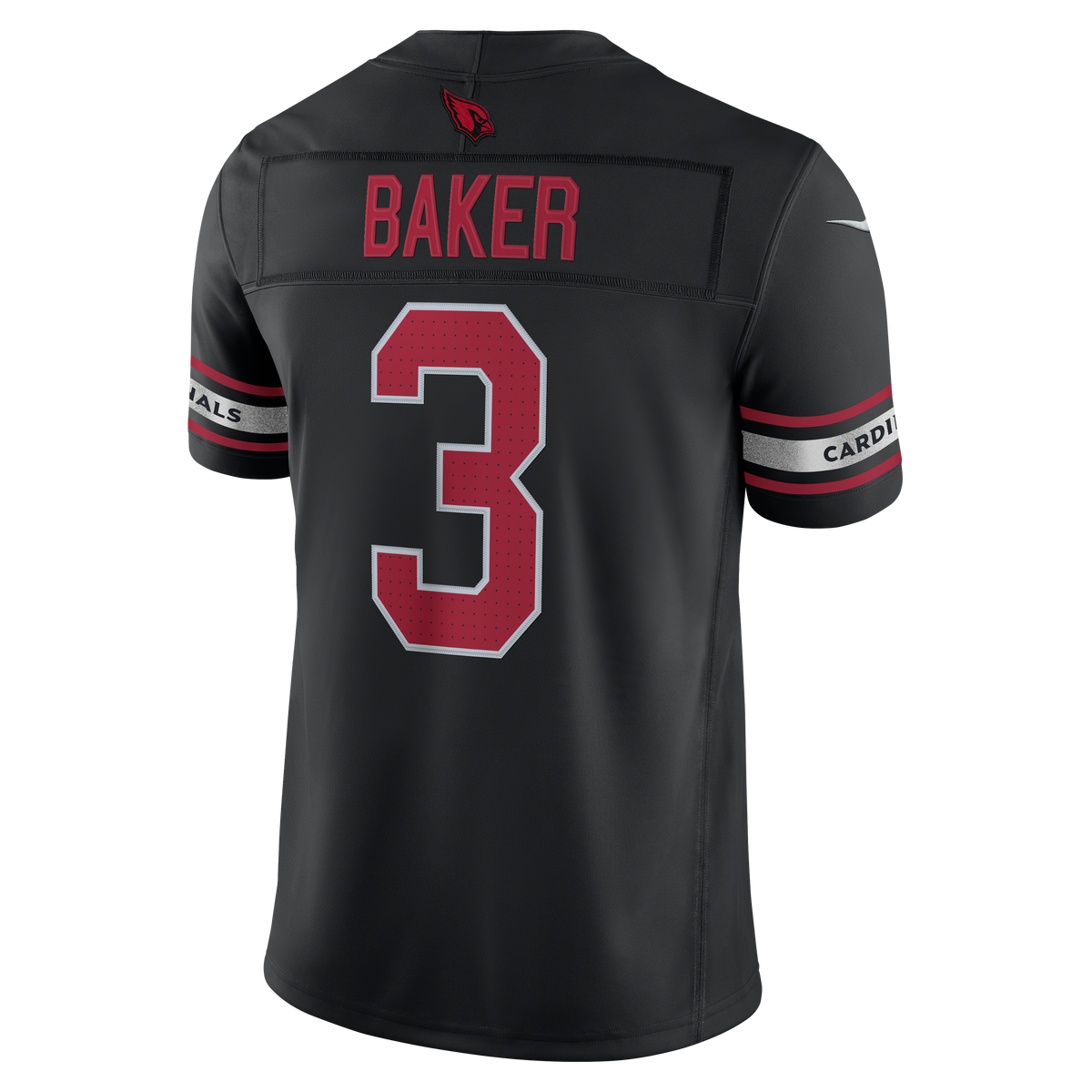 Men's Arizona Cardinals Budda Baker Nike Black Alternate Vapor Fuse Stitched Limited Jersey