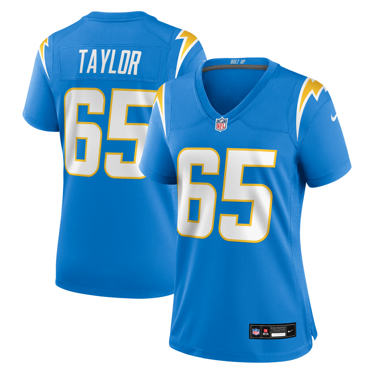 Women's Los Angeles Chargers Logan Taylor Nike Powder Blue Team Game Jersey