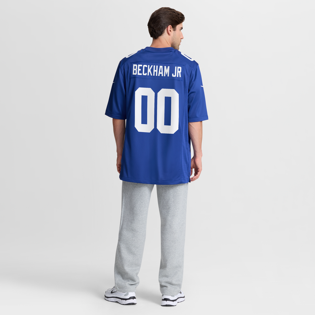 Men's New York Giants Odell Beckham Jr Nike Royal Team Game Jersey