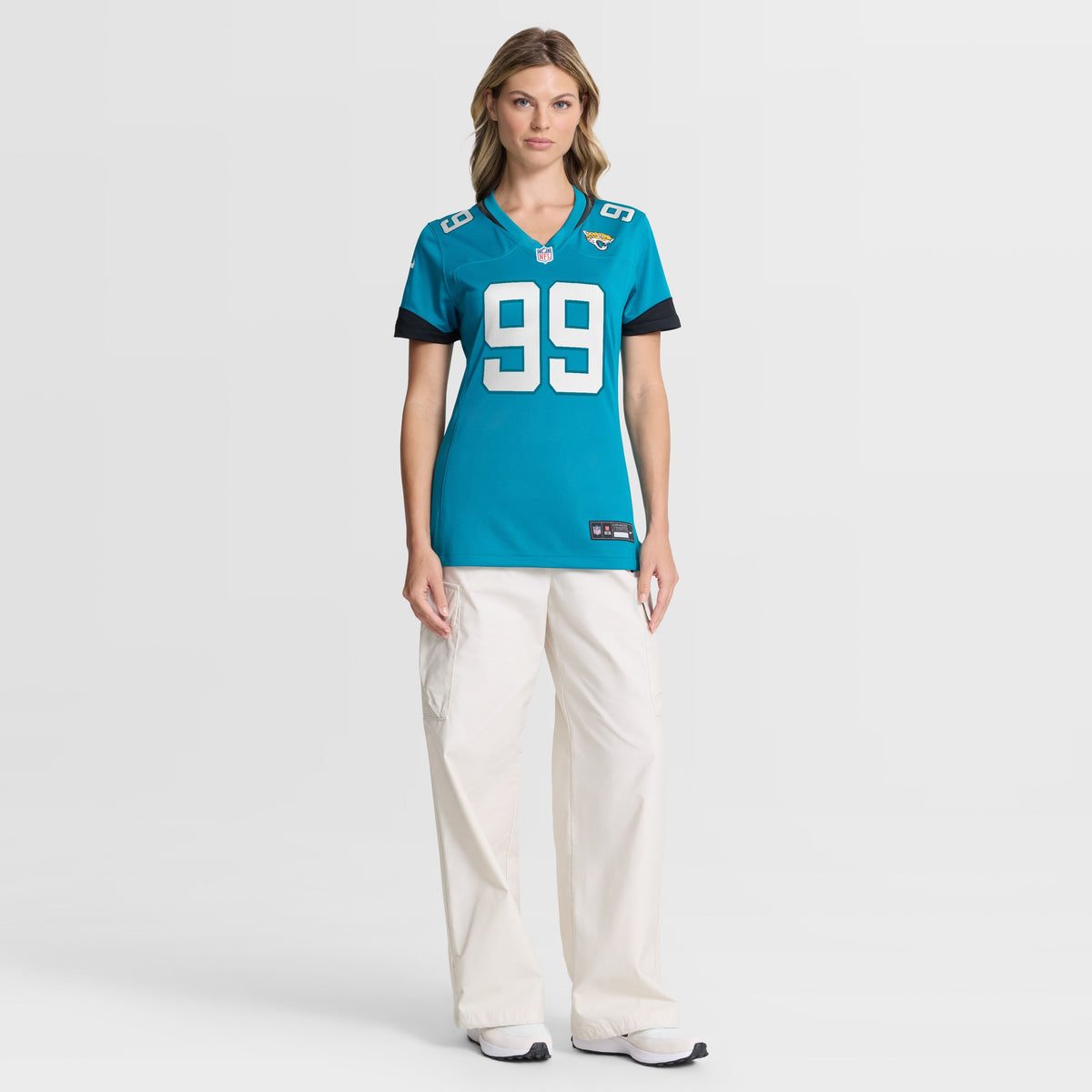 Women's Jacksonville Jaguars Ruke Orhorhoro Nike Teal Team Game Jersey