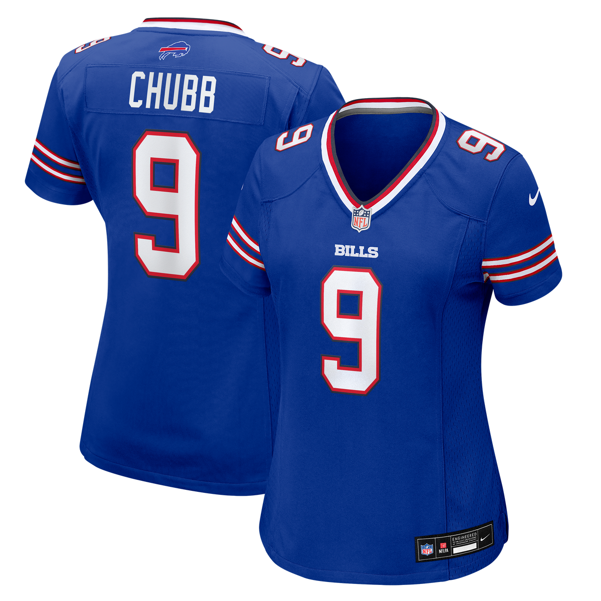 Women's Buffalo Bills Bradley Chubb Nike Royal Team Game Jersey