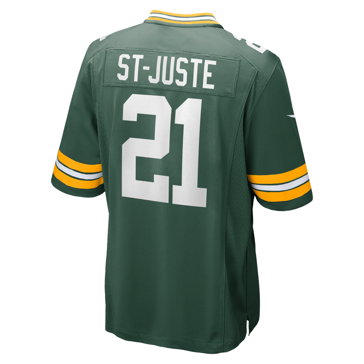 Men's Green Bay Packers Benjamin St Juste Nike Green Team Game Jersey