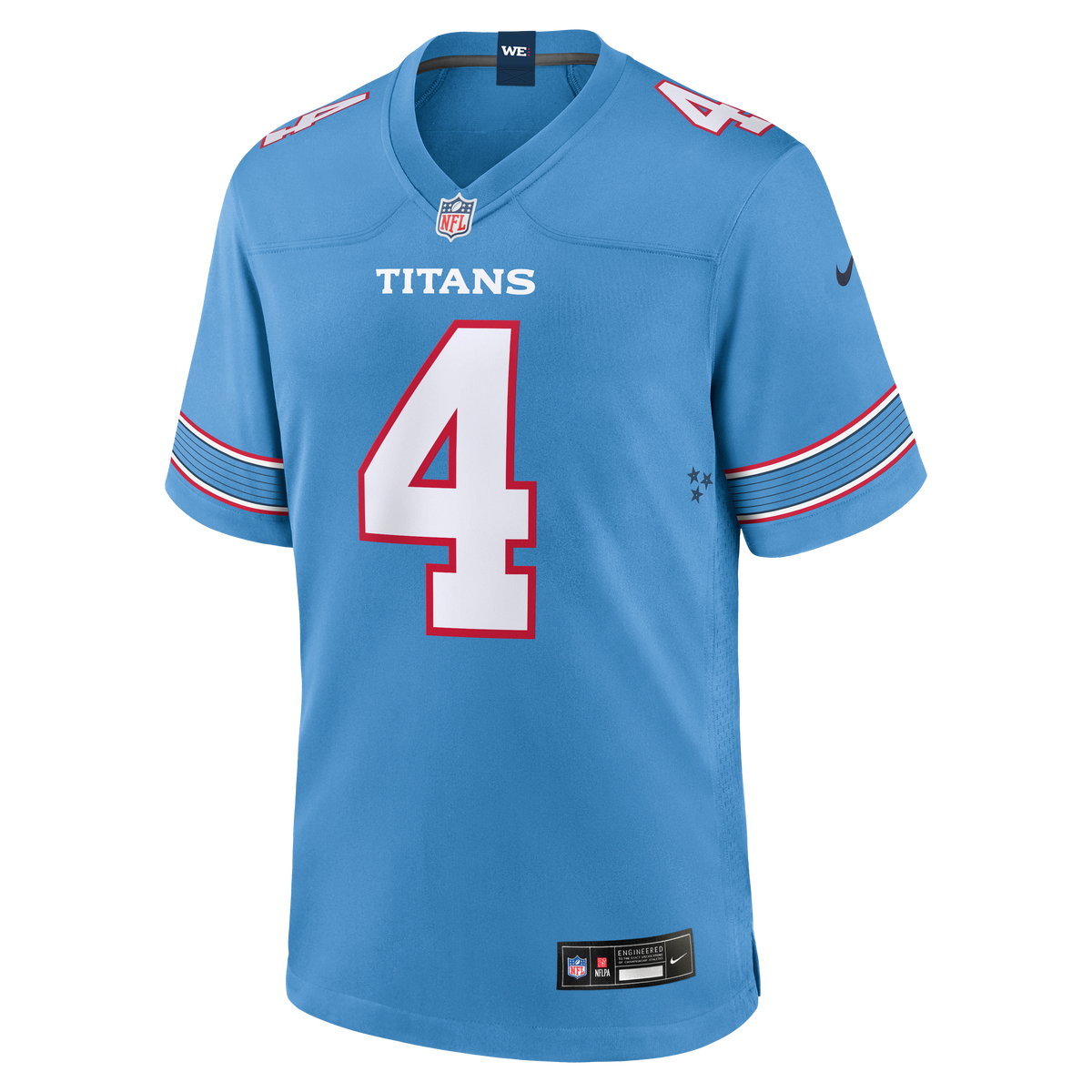 Men's Tennessee Titans Wandale Robinson Nike Light Blue Team Game Jersey