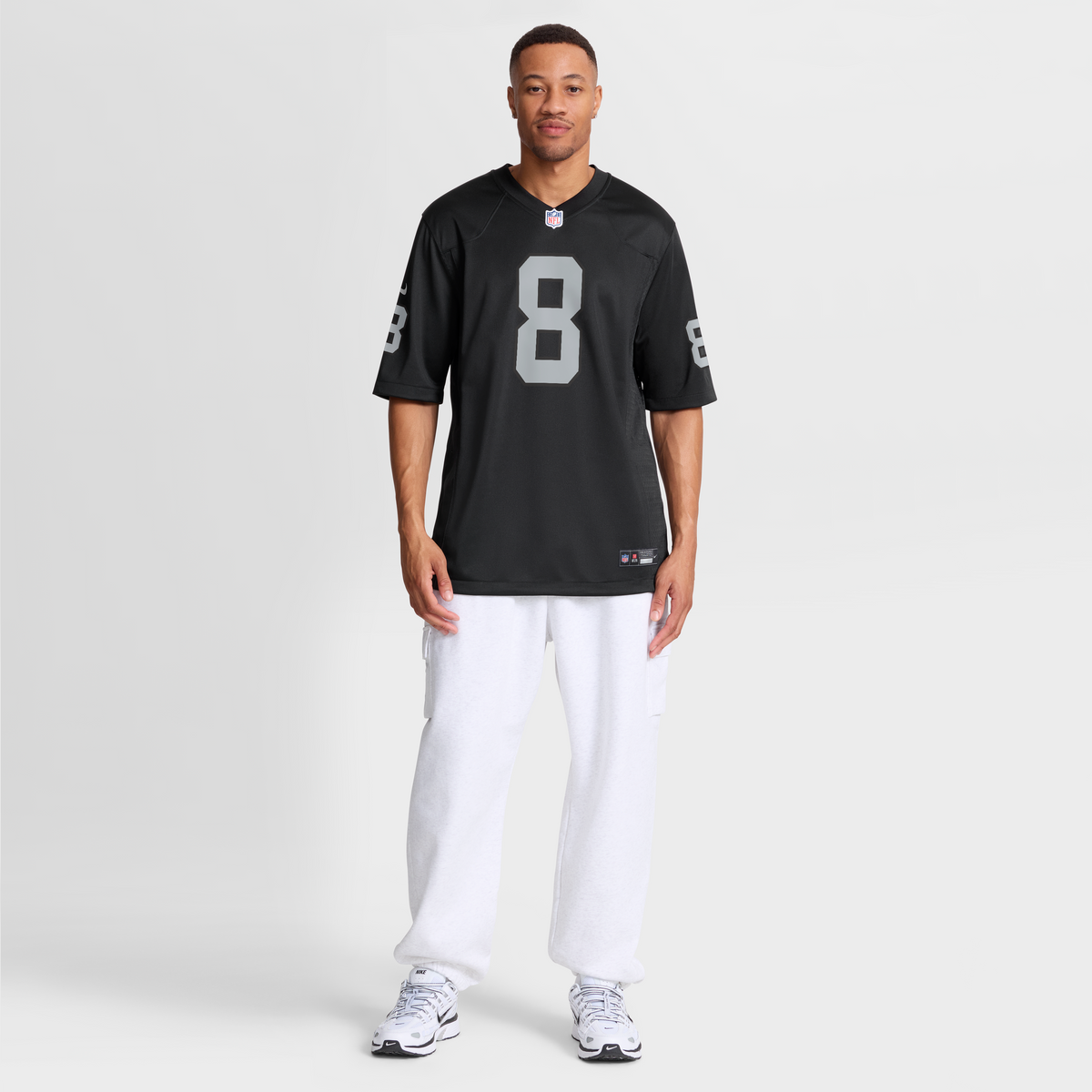 Men's Las Vegas Raiders Kirk Cousins Nike Black Team Game Jersey