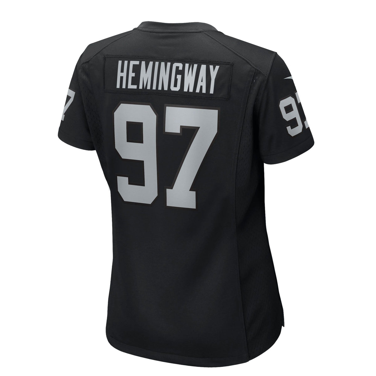 Women's Las Vegas Raiders Tonka Hemingway Nike Black Team Game Jersey