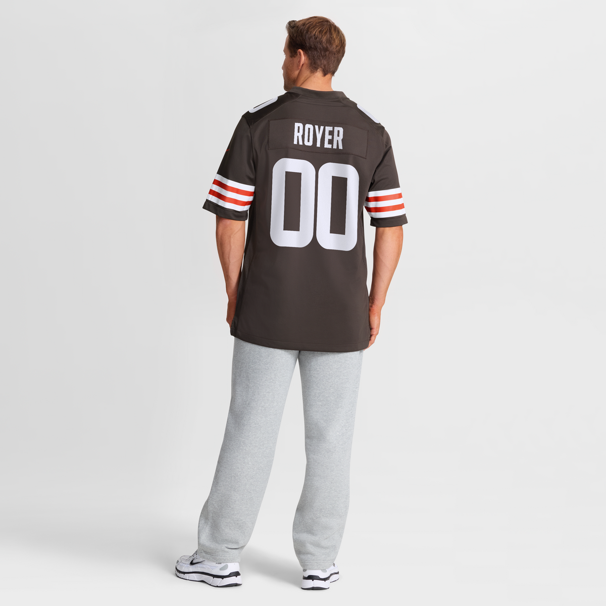 Men's Cleveland Browns Joe Royer Nike Brown Game Jersey