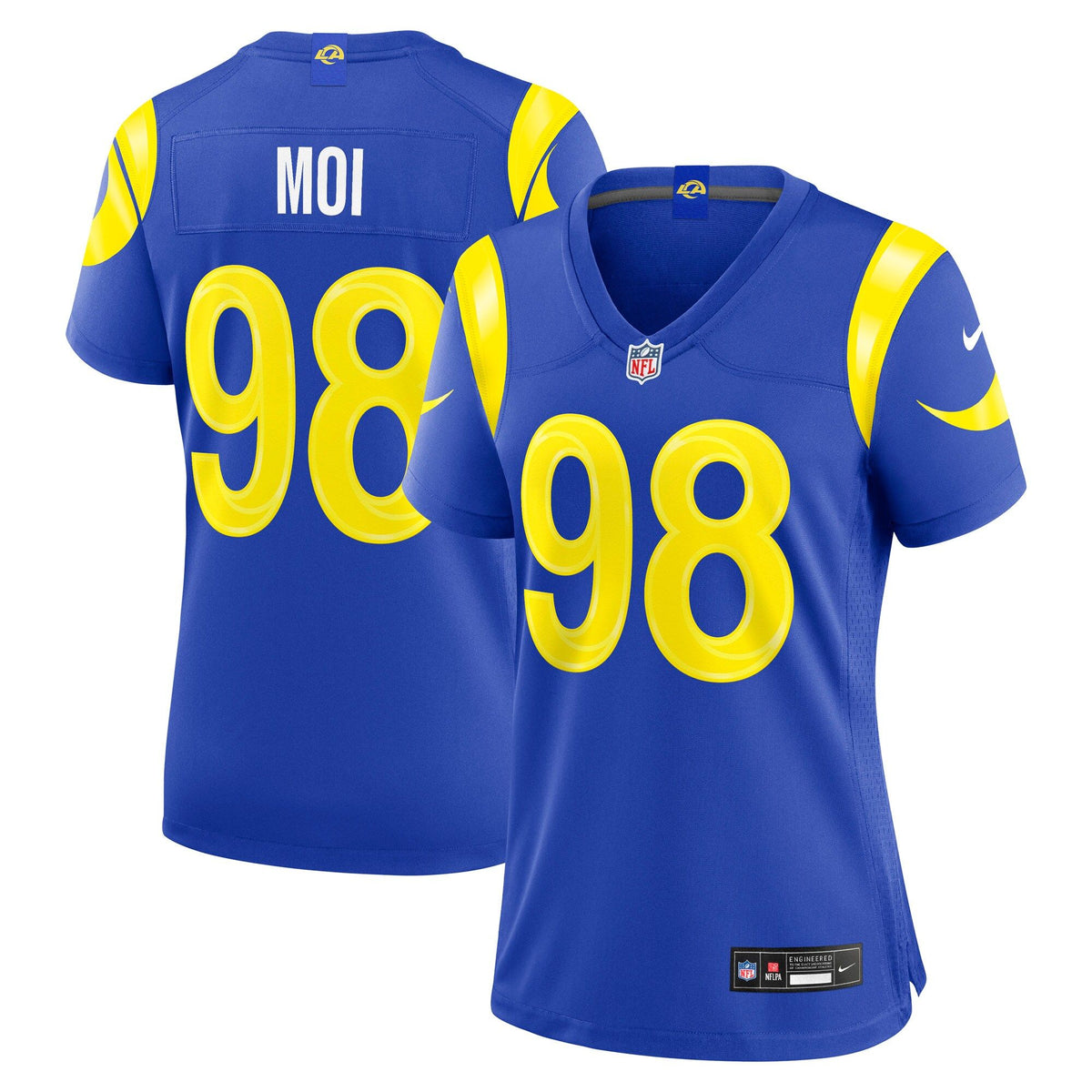 Women's Los Angeles Rams Jaxson Moi Nike Royal Team Game Jersey