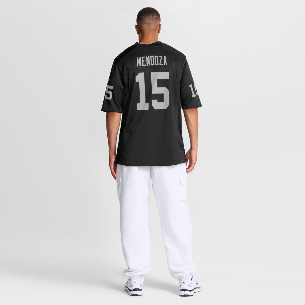 Men's Las Vegas Raiders Fernando Mendoza Nike Black 2026 Nfl Draft First Round Pick No 1 Team Game Jersey
