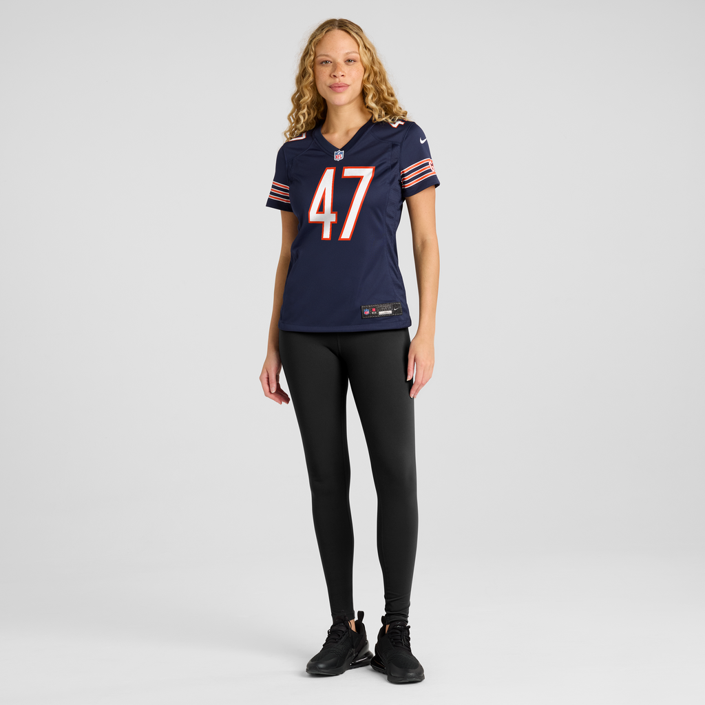 Women's Chicago Bears Ruben Hyppolite Ii Nike Navy Team Game Jersey