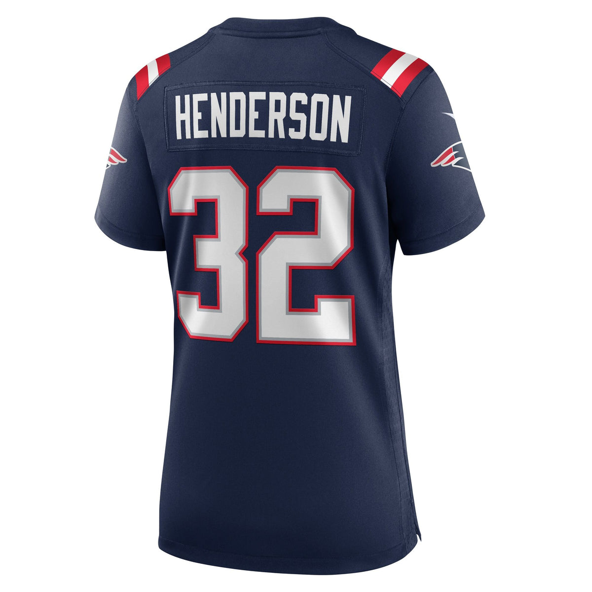 Women's New England Patriots Treveyon Henderson Nike Navy Game Jersey