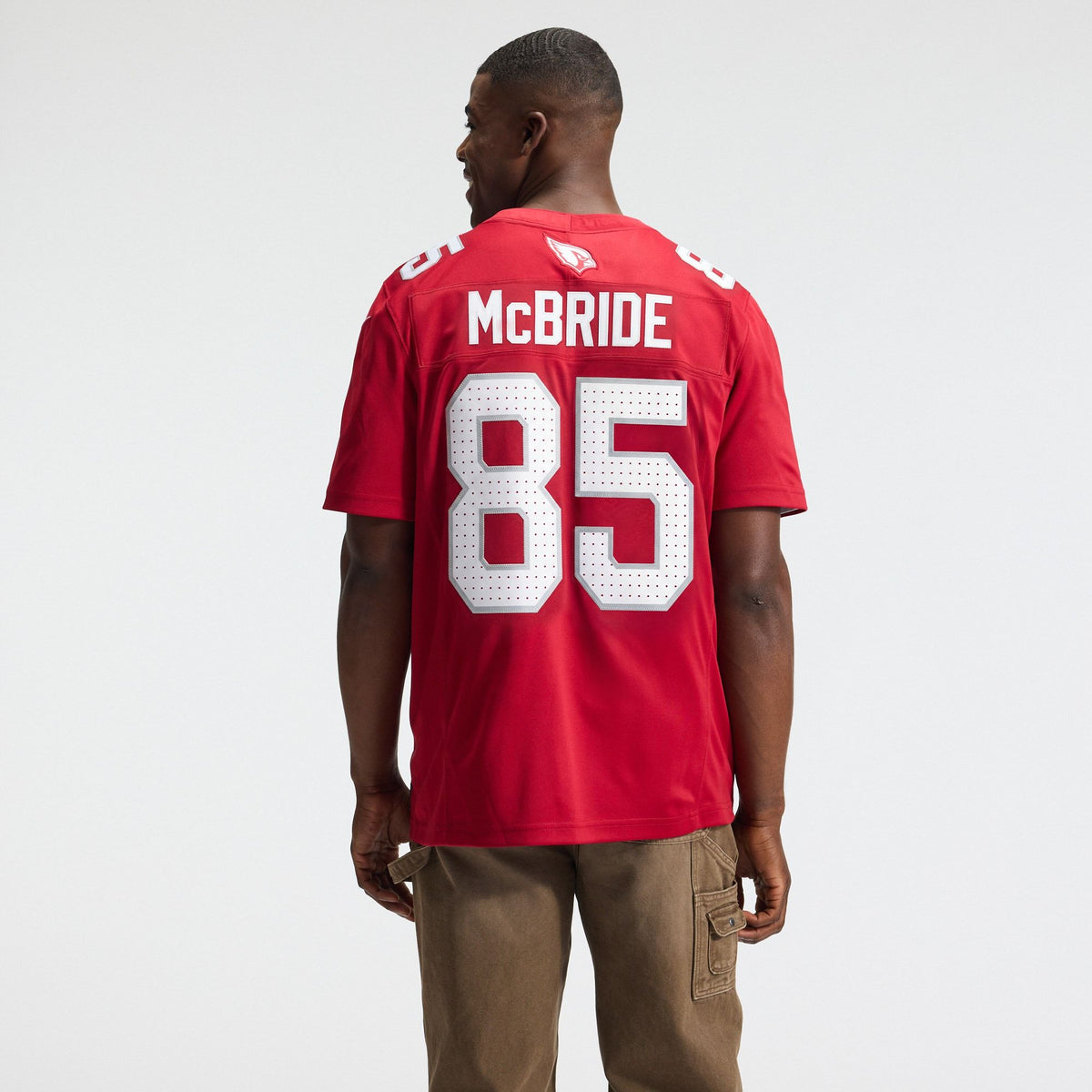 Men's Arizona Cardinals Trey Mcbride Nike Cardinal Team Vapor Fuse Stitched Limited Jersey