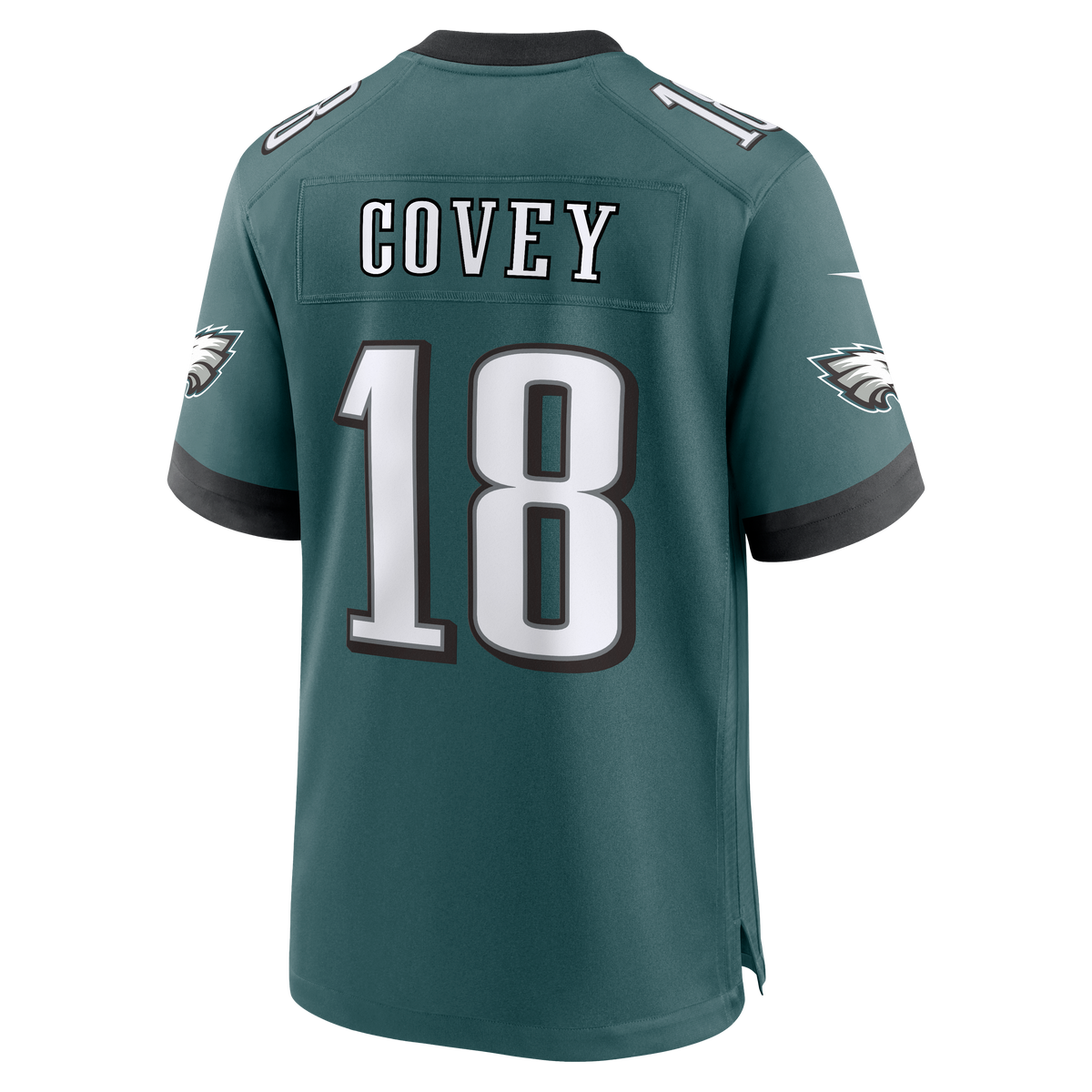 Men's Philadelphia Eagles Britain Covey Nike Midnight Green Team Game Jersey