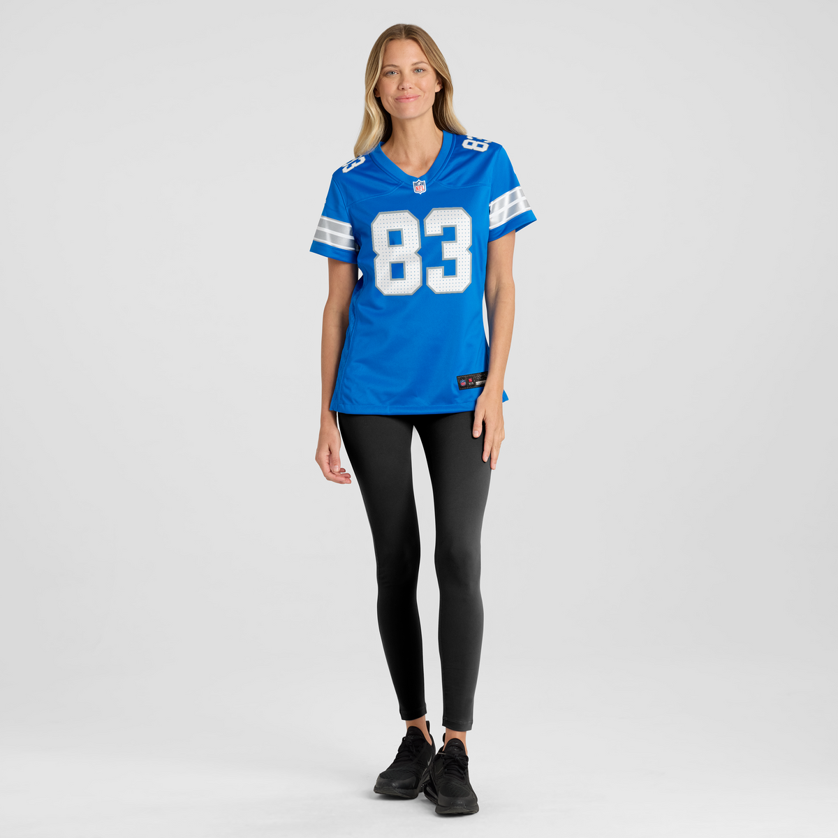 Women's Detroit Lions Tyler Conklin Nike Blue Team Game Jersey