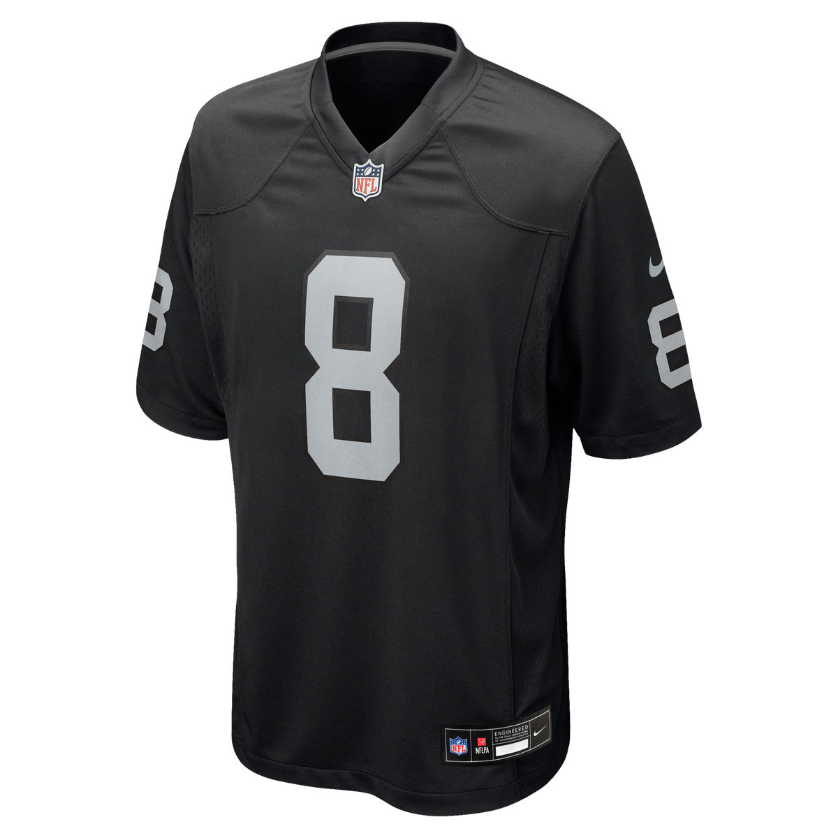 Men's Las Vegas Raiders Kirk Cousins Nike Black Team Game Jersey