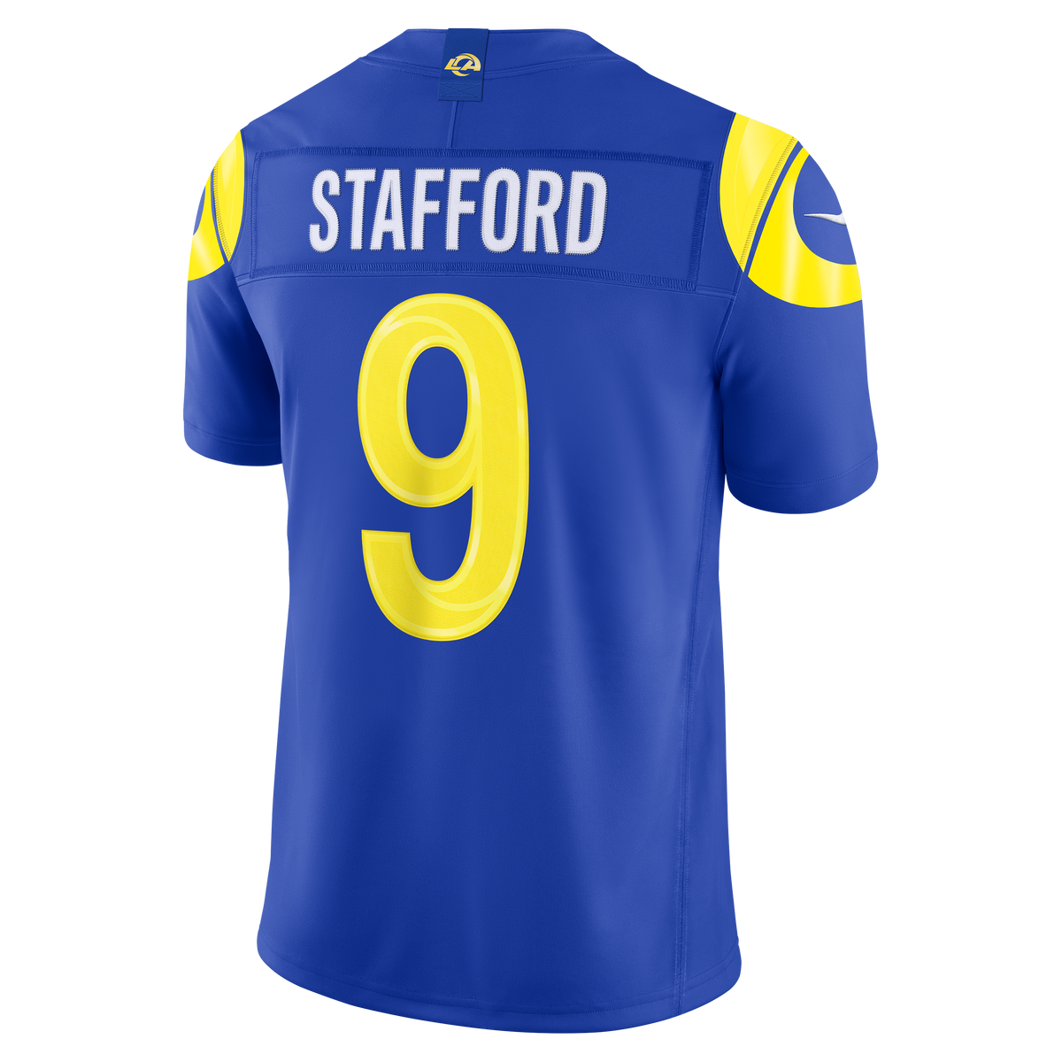 Men's Los Angeles Rams Matthew Stafford Nike Royal Team Vapor Fuse Stitched Limited Jersey