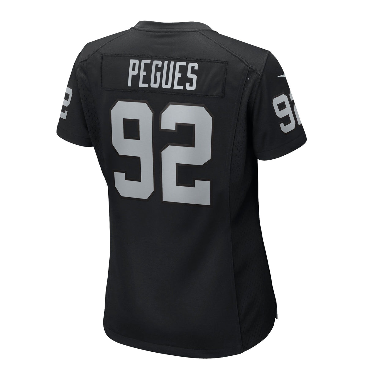 Women's Las Vegas Raiders Jj Pegues Nike Black Team Game Jersey