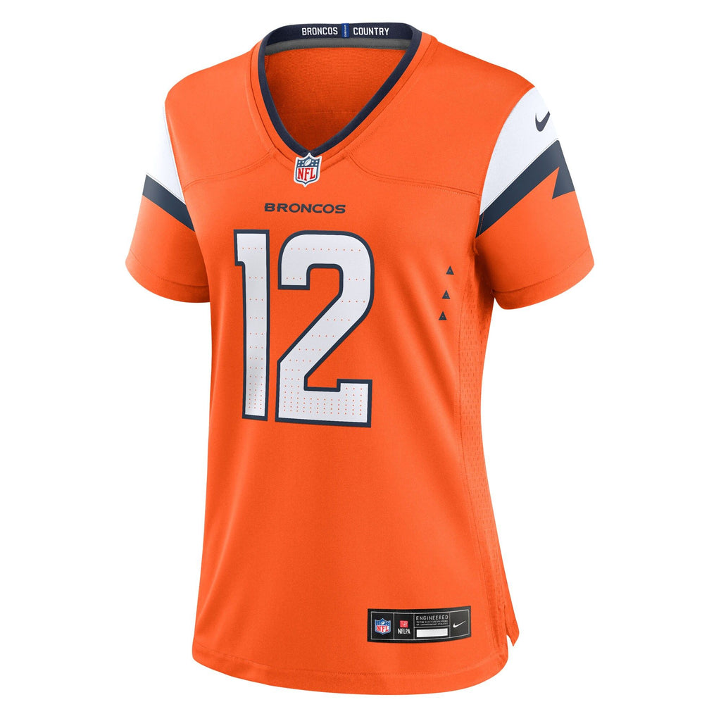 Women's Denver Broncos Rj Harvey Nike Orange Team Game Jersey