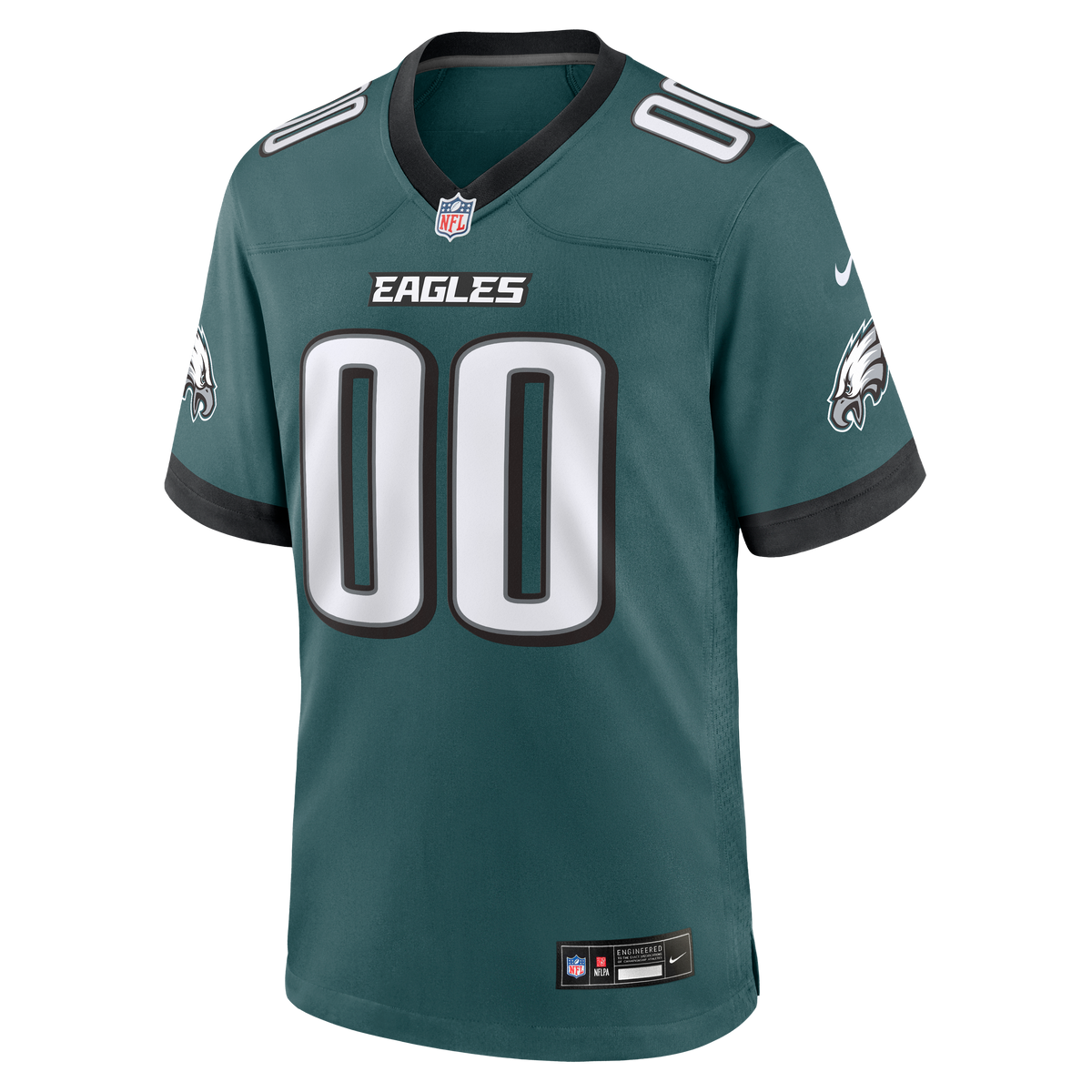 Men's Philadelphia Eagles Jonathan Greenard Nike Midnight Green Game Jersey