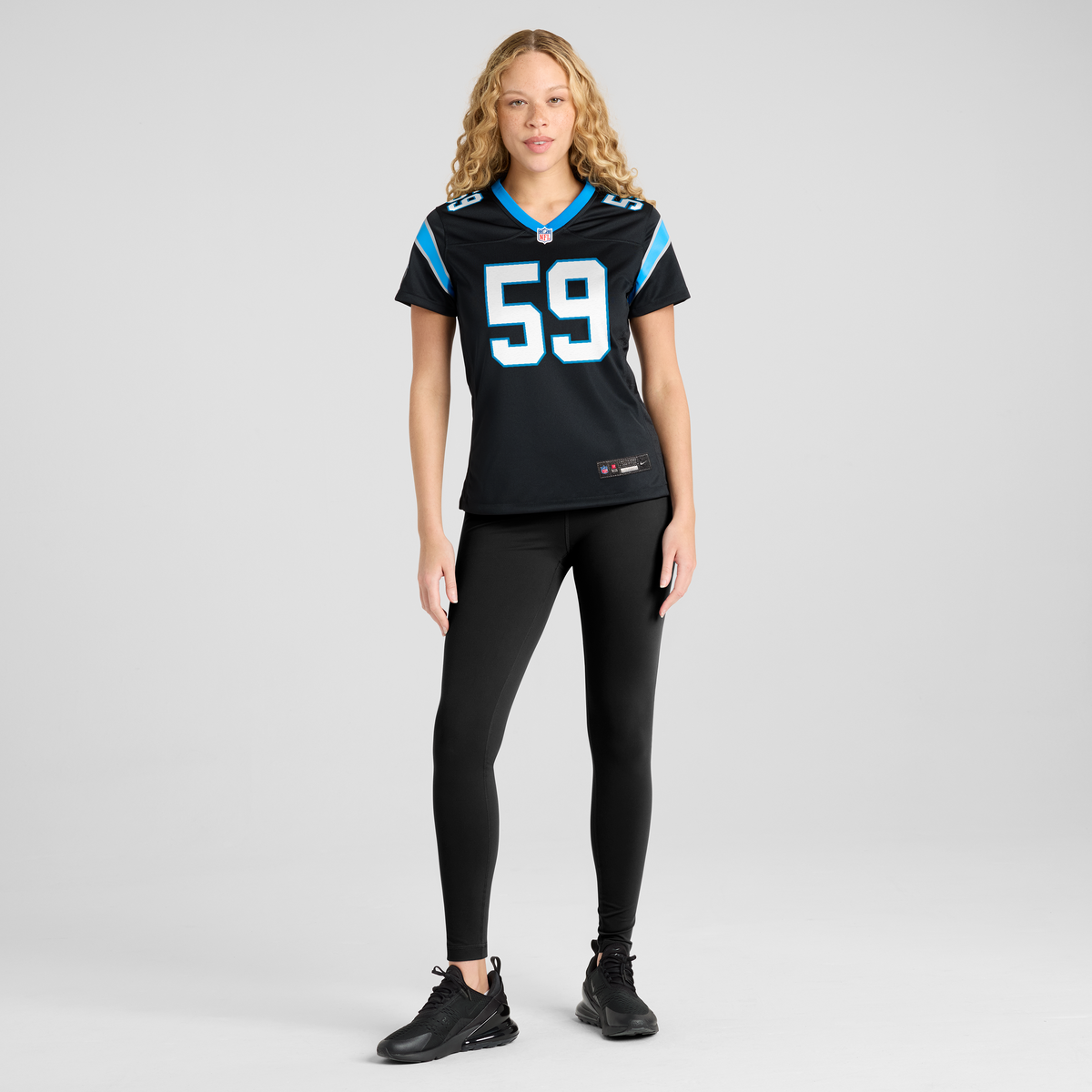 Women's Carolina Panthers Luke Kuechly Nike Black Team Game Jersey